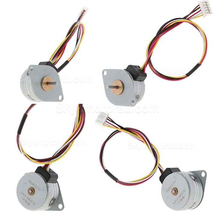 Oukeda OK25PM15-034A5 Permanent Magnet Stepper Motor 2 Phase 1.8 Deg 1A 12Ncm 4 Wires